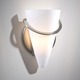 2977 Wall Sconce - Satin Nickel / Satin White 2977 Wall Sconce - Satin Nickel / Satin White