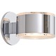 8520 Quergedacht Wall Sconce - Chrome / Frosted 8520 Quergedacht Wall Sconce - Chrome / Frosted
