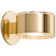 8520 Quergedacht Wall Sconce - Polished Brass / Frosted 8520 Quergedacht Wall Sconce - Polished Brass / Frosted