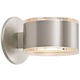 8520 Quergedacht Wall Sconce - Satin Nickel / Frosted 8520 Quergedacht Wall Sconce - Satin Nickel / Frosted