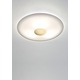 Opalika Ceiling or Wall Light Solid Center - Polished Brass / Frosted