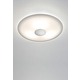 Opalika Ceiling or Wall Light Solid Center - Polished Nickel / Frosted