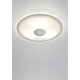 Opalika Ceiling or Wall Light Solid Center - Satin Nickel / Frosted