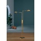 2505 Twin Light Floor Lamp - Polished Brass/Brushed Brass 2505 Twin Light Floor Lamp - Polished Brass/Brushed Brass /