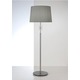 2545 Illuminator Adjustable Floor Lamp - Satin Nickel / Vintage Grey