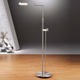 6317SLD Reading Floor Lamp - Satin Nickel / 
