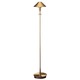 Aging Eye Metal Shade Floor Lamp - Antique Brass / 