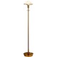 Aging Eye Glass Shade Floor Lamp - Antique Brass / Alabaster Brown Aging Eye Glass Shade Floor Lamp - Antique Brass / Alabaster Brown