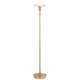 Aging Eye Glass Shade Floor Lamp - Antique Brass / Satin White Aging Eye Glass Shade Floor Lamp - Antique Brass / Satin White