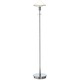 Aging Eye Glass Shade Floor Lamp - Chrome / Alabaster White Aging Eye Glass Shade Floor Lamp - Chrome / Alabaster White