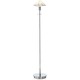 Aging Eye Glass Shade Floor Lamp - Chrome / Marble Aging Eye Glass Shade Floor Lamp - Chrome / Marble