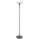 Aging Eye Glass Shade Floor Lamp - Hand Brushed Old Bronze / Alabaster Brown Aging Eye Glass Shade Floor Lamp - Hand Brushed Old Bronze / Alabaster Brown