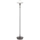 Aging Eye Glass Shade Floor Lamp - Hand Brushed Old Bronze / Satin White Aging Eye Glass Shade Floor Lamp - Hand Brushed Old Bronze / Satin White