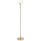 Aging Eye Glass Shade Floor Lamp - Polished Brass / Magma Red Aging Eye Glass Shade Floor Lamp - Polished Brass / Magma Red
