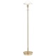 Aging Eye Glass Shade Floor Lamp - Polished Brass / Satin White Aging Eye Glass Shade Floor Lamp - Polished Brass / Satin White