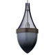 Freejack Parfum Pendant - Satin Nickel / Transparent Smoke/Smoke Freejack Parfum Pendant - Satin Nickel / Transparent Smoke/Smoke
