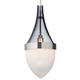 Freejack Parfum Pendant - Satin Nickel / Transparent Smoke/White Freejack Parfum Pendant - Satin Nickel / Transparent Smoke/White