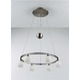 5556 Chandelier - Satin Nickel / Satin White Large 5556 Chandelier - Satin Nickel / Satin White Large