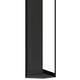 Audrey Vanity with 1 inch Rectangle Canopy - Black / 