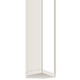 Audrey Vanity with 1 inch Rectangle Canopy - Satin Nickel / 