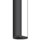 Bardot Vanity with 4 inch Round Canopy - Black / 
