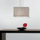 Clavius Square Suspension - Chrome / White