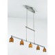 5515 Linear Adjustable Pendant - Satin Nickel / Sunset 5515 Linear Adjustable Pendant - Satin Nickel / Sunset