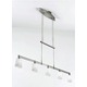 5515 Linear Adjustable Pendant - Satin Nickel / Etched Snow Ellipse 5515 Linear Adjustable Pendant - Satin Nickel / Etched Snow Ellipse