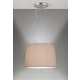 5145 Inca Pendant Light - Satin Nickel / Ivory Wrap 5145 Inca Pendant Light - Satin Nickel / Ivory Wrap
