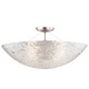 Trace Semi Flush Ceiling Light - Satin Nickel / Crystal Trace Semi Flush Ceiling Light - Satin Nickel / Crystal