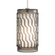 Liza Grande Pendant - Satin Nickel / Smoke