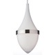 Parfum Grande Pendant - Satin Nickel / White/White Parfum Grande Pendant - Satin Nickel / White/White