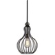 Bourret 1 Light Pendant - Rust Black Bourret 1 Light Pendant - Rust Black /