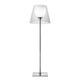 Ktribe F Indoor Floor Lamp - Polished Aluminum / Transparent Ktribe F Indoor Floor Lamp - Polished Aluminum / Transparent