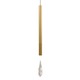 Izzy Pendant - Satin Gold / Lisa Golden Shadow Izzy Pendant - Satin Gold / Lisa Golden Shadow