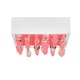Little Lulu Flush Mount - White / Crystal