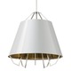 KL Artic Pendant - Satin Nickel / Gloss White/Gold KL Artic Pendant - Satin Nickel / Gloss White/Gold