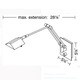 Bernie Tent Shade Swing Arm Wall Lamp - /