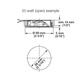 823.29 Series Recess Mount Undercabinet Puck Light - /