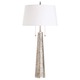 Welch Perforated Table Lamp - Polished Nickel / White Welch Perforated Table Lamp - Polished Nickel / White
