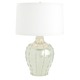 Elise Table Lamp - Clear / White