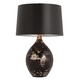 Flynn Table Lamp - Black/Gold Mercury Glass / Black