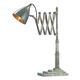 Fraiser Accordian Desk Lamp - Antique Silver / 