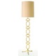 Cooper Cylinder Shade Floor Lamp - Gold Leaf / Light Gold Cooper Cylinder Shade Floor Lamp - Gold Leaf / Light Gold