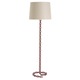 Chain Link Floor Lamp - Rust / Natural Linen