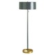 Violetta Iron Floor Lamp - Vintage Brass / Black Violetta Iron Floor Lamp - Vintage Brass / Black