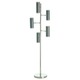 Pruitt Floor Lamp - Polished Nickel / Antique Bronze