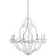 Durango Iron Chandelier - White Durango Iron Chandelier - White /