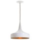 Ziggy Wide Pendant - Gloss White / 