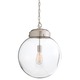 Reeves Pendant - Polished Nickel / Clear Reeves Pendant - Polished Nickel / Clear